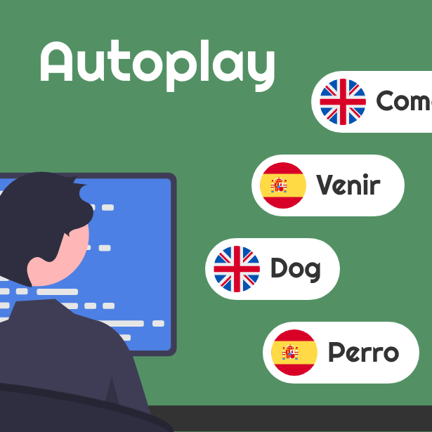 Auto-flip and pronunciation when your hands are busy