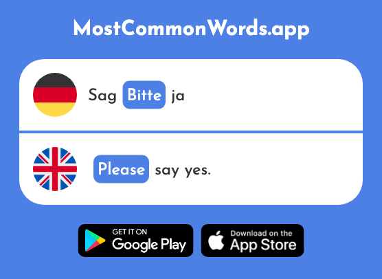 Bitte - Please (Das 471 Häufigste Wort In English)