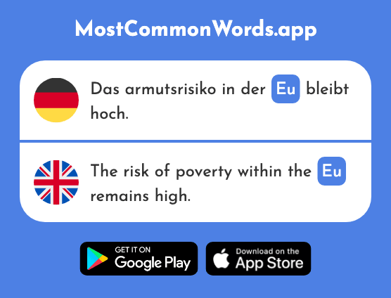 Eu - Eu (Das 726 Häufigste Wort In English)