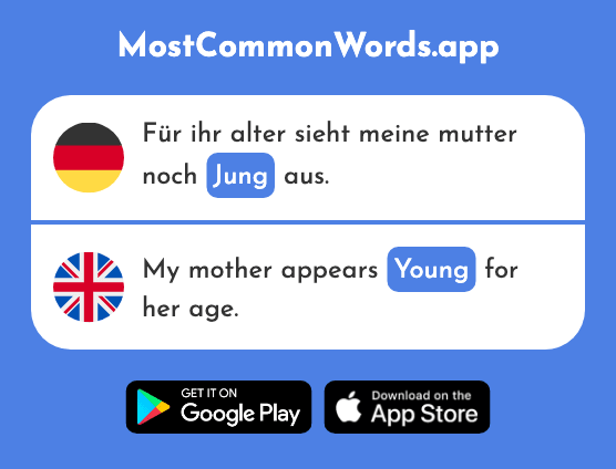 Jung - Young (Das 199 Häufigste Wort In English)