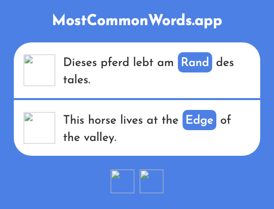 Rand - Edge (Das 1203 Häufigste Wort In English)