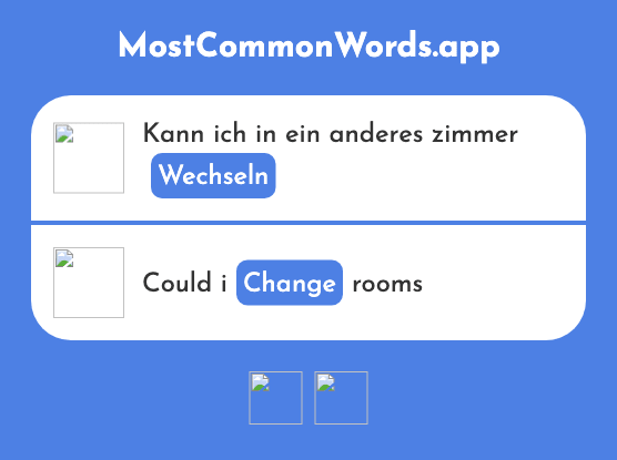 Wechseln - Change (Das 1084 Häufigste Wort In English)