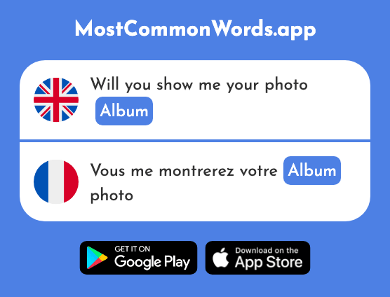 Album - Album (The 2874th Most Common French Word)