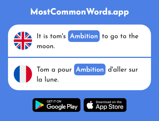 Ambition - Ambition (The 2280th Most Common French Word)