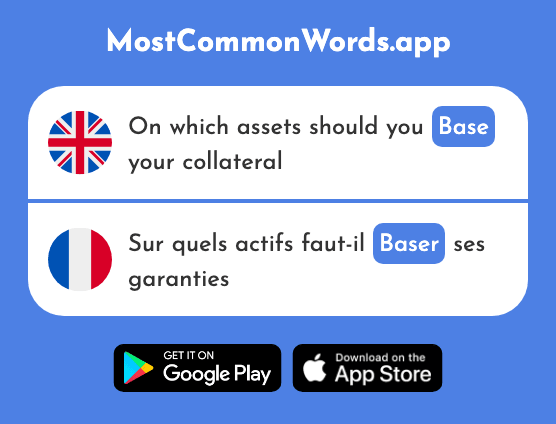 Base - Baser (The 1712th Most Common French Word)