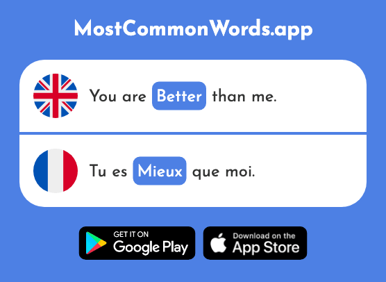 Better - Mieux (The 217th Most Common French Word)