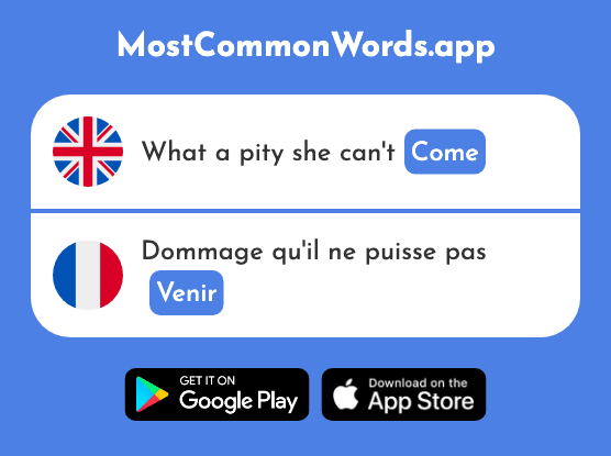 Come - Venir (The 88th Most Common French Word)