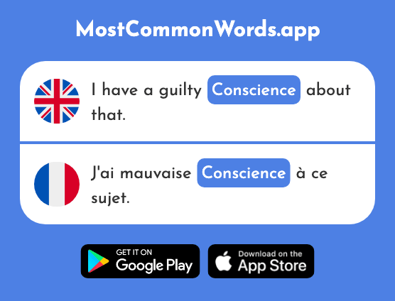 Conscience, consciousness - Conscience (The 1124th Most Common French Word)
