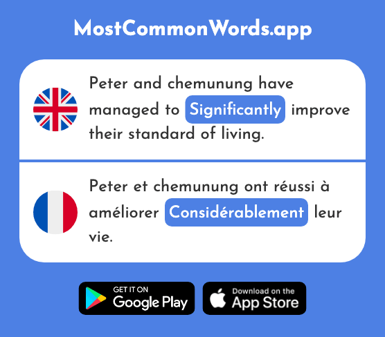 Considerably, significantly, extensively - Considérablement (The 2915th Most Common French Word)