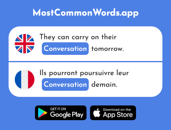 Conversation - Conversation (The 1747th Most Common French Word)