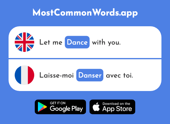 Dance - Danser (The 2934th Most Common French Word)