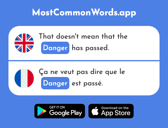 Danger - Danger (The 932nd Most Common French Word)