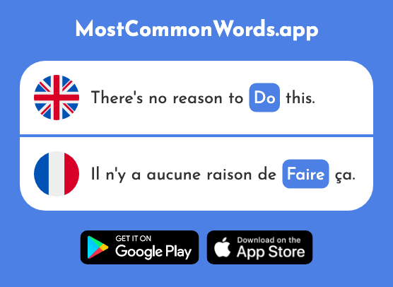 Do, make - Faire (The 25th Most Common French Word)