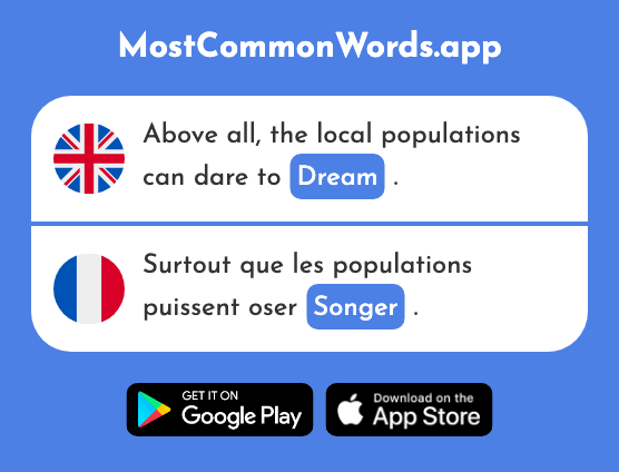 Dream - Songer (The 2206th Most Common French Word)