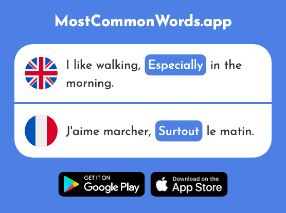 Especially, above all - Surtout (The 235th Most Common French Word)