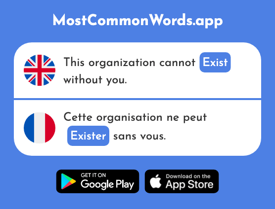 Exist - Exister (The 269th Most Common French Word)