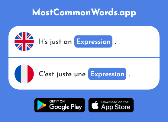 Expression - Expression (The 952nd Most Common French Word)