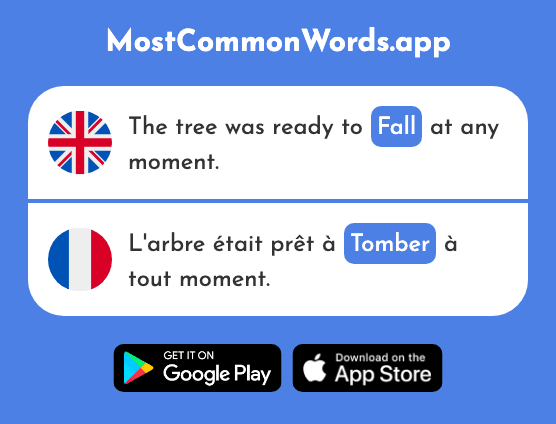 Fall - Tomber (The 547th Most Common French Word)