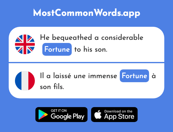 Fortune - Fortune (The 2371st Most Common French Word)