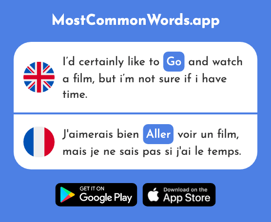 Go - Aller (The 53rd Most Common French Word)