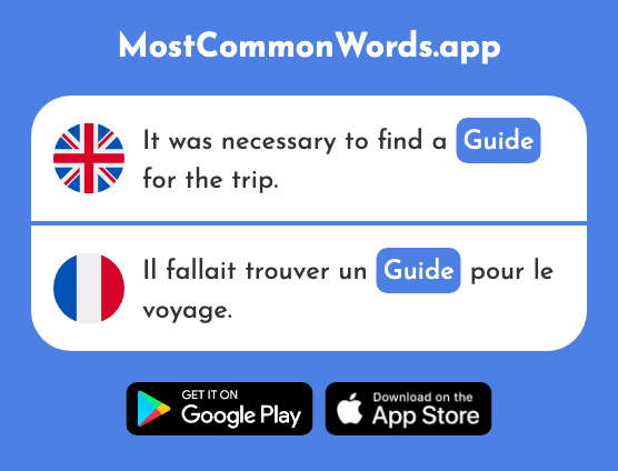Guide - Guide (The 2392nd Most Common French Word)