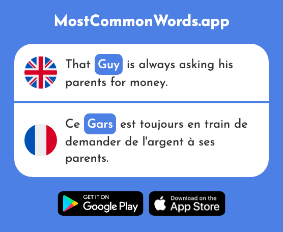 Guy - Gars (The 2304th Most Common French Word)
