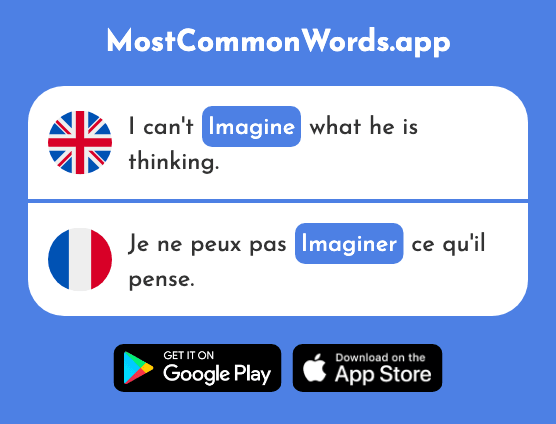 Imagine - Imaginer (The 840th Most Common French Word)