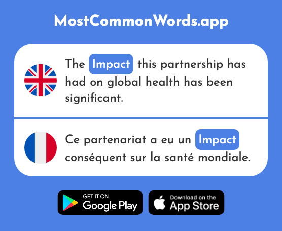 Impact - Impact (The 2032nd Most Common French Word)