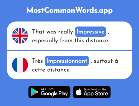 Impressive, upsetting - Impressionnant (The 2467th Most Common French Word)