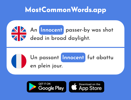 Innocent - Innocent (The 2059th Most Common French Word)