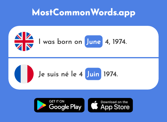 June - Juin (The 931st Most Common French Word)