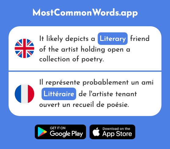 Literary - Littéraire (The 2369th Most Common French Word)