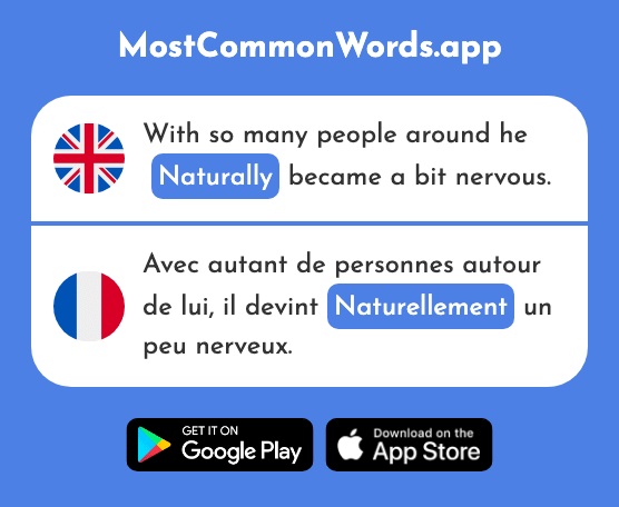 Naturally - Naturellement (The 2036th Most Common French Word)