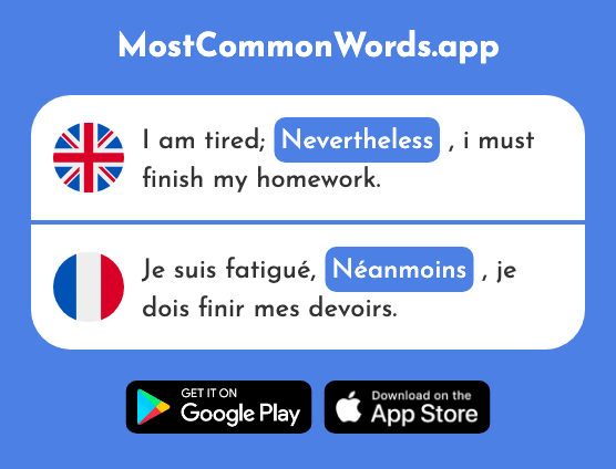 Nevertheless - Néanmoins (The 1271st Most Common French Word)
