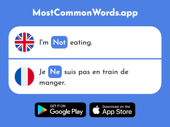 Not - Ne (The 15th Most Common French Word)