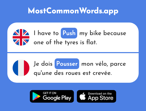 Push - Pousser (The 771st Most Common French Word)