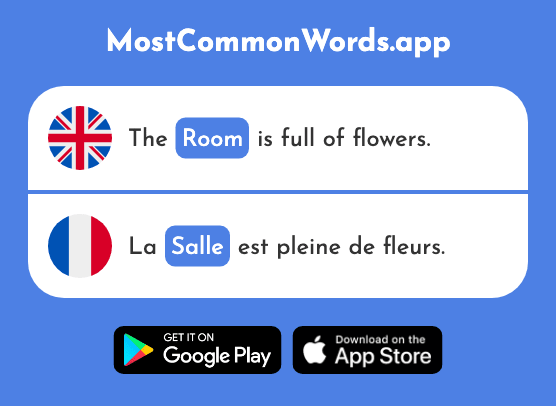 Room - Salle (The 812th Most Common French Word)