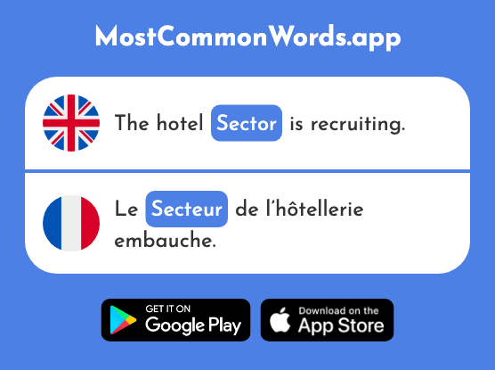 Sector - Secteur (The 566th Most Common French Word)