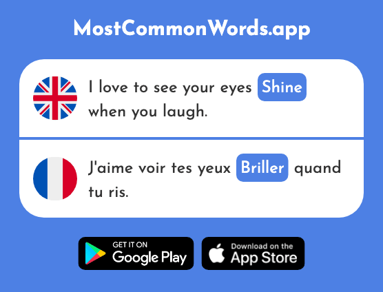 Shine - Briller (The 2904th Most Common French Word)