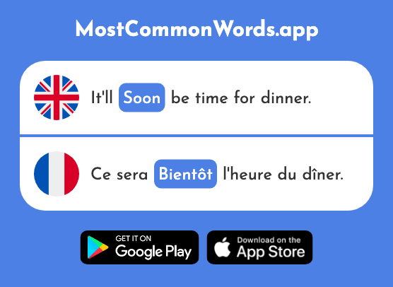 Soon - Bientôt (The 1208th Most Common French Word)