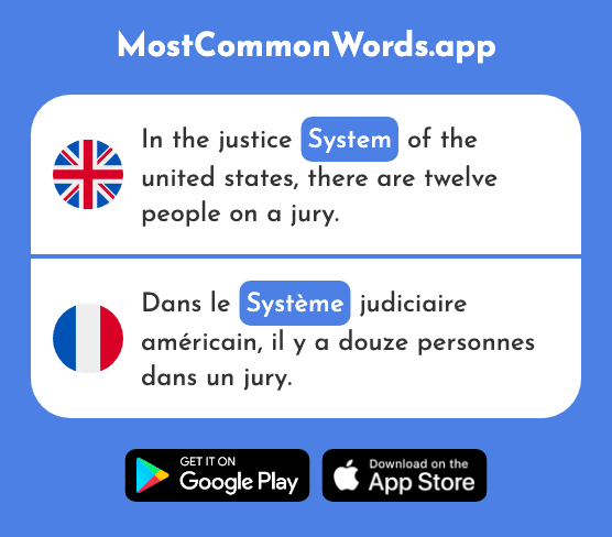System - Système (The 289th Most Common French Word)