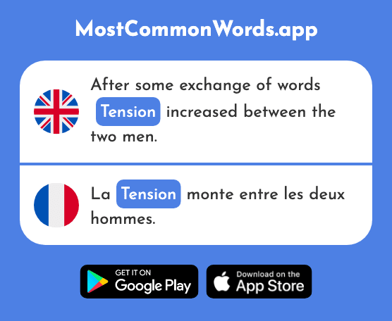 Tension - Tension (The 1799th Most Common French Word)