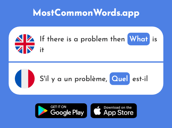 Which, what - Quel (The 146th Most Common French Word)
