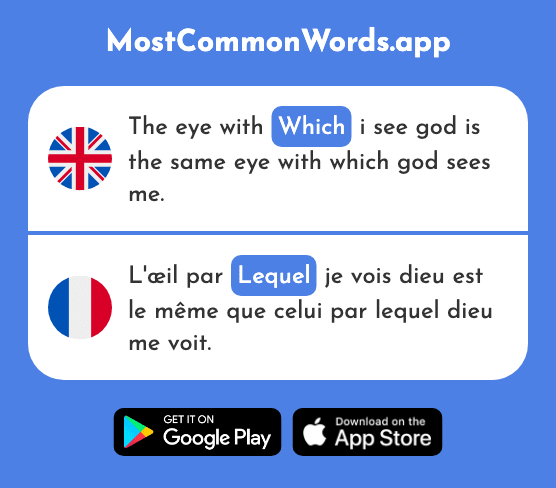Who, whom, which - Lequel (The 92nd Most Common French Word)
