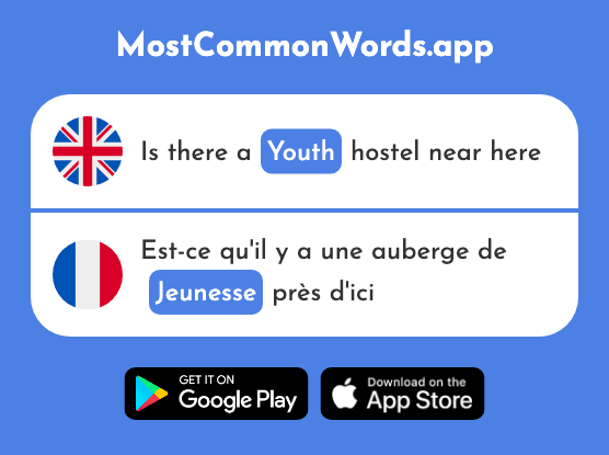 Youth - Jeunesse (The 1609th Most Common French Word)