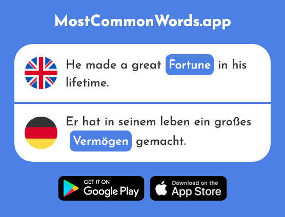 Assets, fortune, ability - Vermögen (The 2244th Most Common German Word)