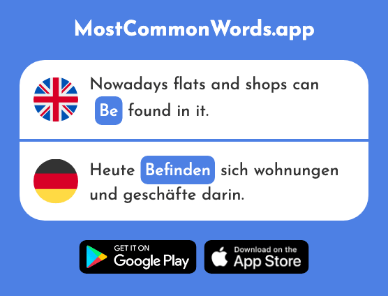 Be - Befinden (The 464th Most Common German Word)