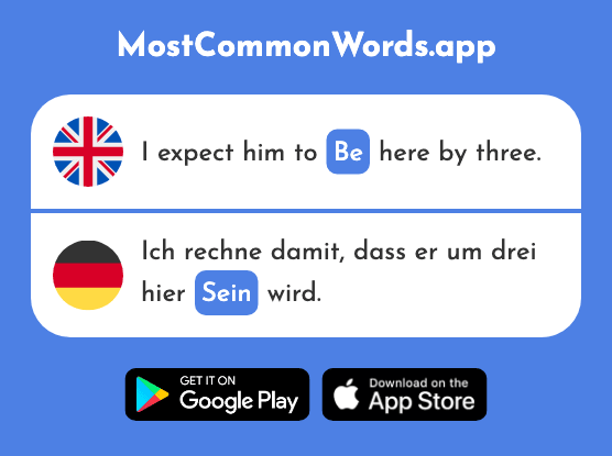 Be - Sein (The 4th Most Common German Word)