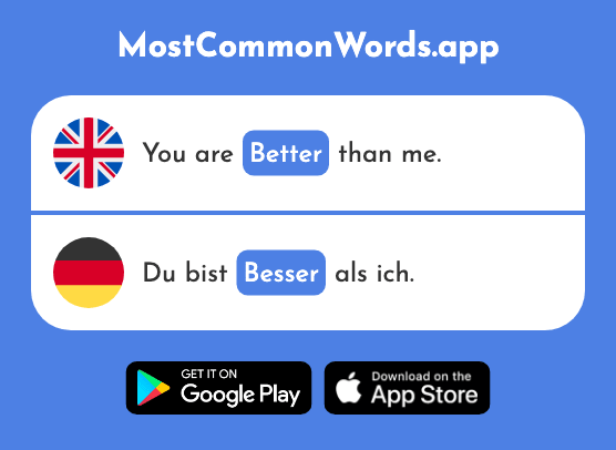 Better - Besser (The 201st Most Common German Word)