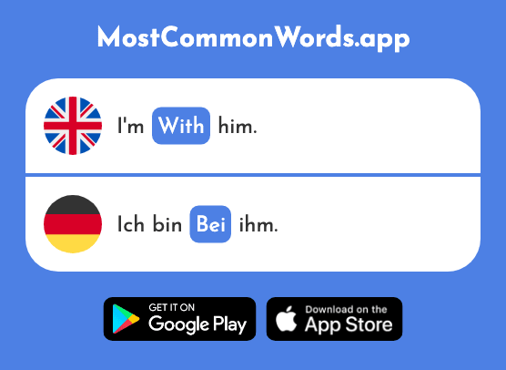 By, with, at - Bei (The 29th Most Common German Word)